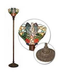 Warehouse of Tiffany Tiffany-style Angelic Torchiere