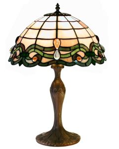 Warehouse of Tiffany Tiffany-Style Semi-Baroque Table Lamp