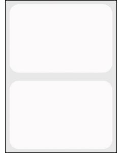 Amscan Self-Adhesive Name Tags 2.25"X3.25" 100/Pkg-Plain White