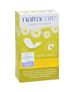 Natracare Natural Mini Panty Liners - 30 Pack