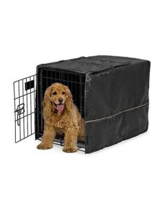 Midwest Quiet Time Pet Crate Cover Black 30.5" x 20" x 20.5"