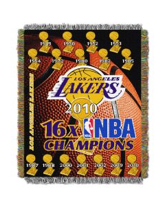 The Northwest Company Lakers CS  "Commemorative" 48x60 Tapestry Throw