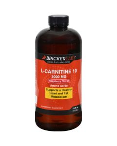 Bricker Labs Carnipure L-Carnitine Raspberry - 3000 mg - 16 fl oz