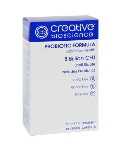 Creative Bioscience Probiotic Formula - 30 Vegetarian Capsules