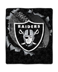 The Northwest Company Raiders 50"x60" Sherpa Throw - Burst Series (NFL) - Raiders 50"x60" Sherpa Throw - Burst Series (NFL)