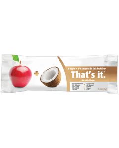 That's It Fruit Bar - Apple and Coconut - Case of 12 - 1.2 oz