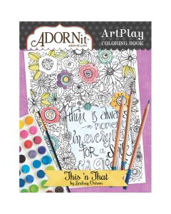 Adorn-It AdornIt ArtPlay Coloring Book-This 'n That