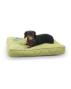 Just Relaxin' Indoor/Outdoor Pet Bed - K&H Pet Products Comfy n' Dry Indoor-Outdoor Pet Bed Small Chocolate 18" x 26" x 2.5"