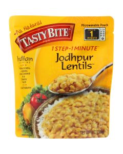 Tasty Bite Entree - Indian Cuisine - Jodhpur Lentils - 10 oz - case of 6