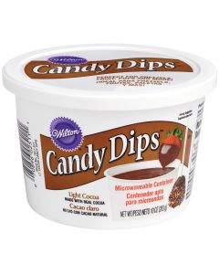Wilton Candy Dips 10oz-Light Cocoa