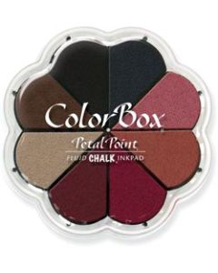 Clearsnap ColorBox Fluid Chalk Petal Point Ink Pad 8 Colors-Nightfall