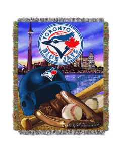 The Northwest Company BlueJays  "Home Field Advantage" 48x60 Tapestry Throw