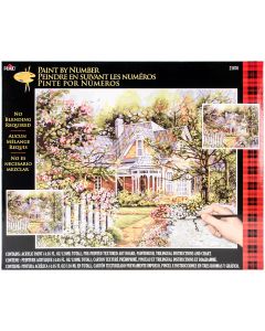 Plaid:Craft Paint By Number Kit 16"X20"-Victorian Garden