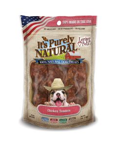 Loving Pets Products It's Purely Natural Treats 4oz-Chicken Tenders