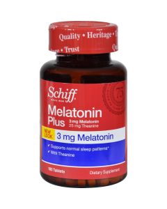 Schiff Vitamins Schiff Melatonin Plus 25 mg Theanine - 3 mg - 180 Tablets