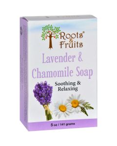 Roots and Fruits Bar Soap - Lavender and Chamomile - 5 oz