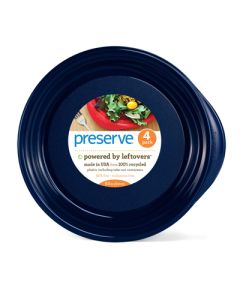 Preserve Everyday Plates - Midnight Blue - Case of 8 - 4 Packs - 9.5 in