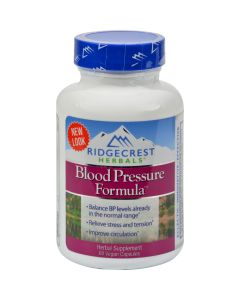 RidgeCrest Herbals Blood Pressure Formula - 60 Vcaps