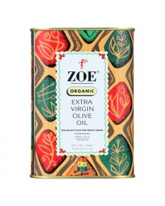 Zoe Olive Oil - Organic Extra Virgin - Case of 6 - 25.5 Fl oz.