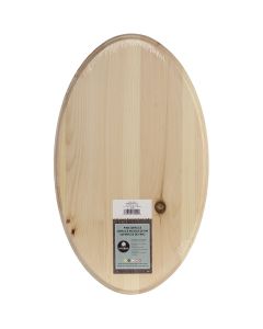 Walnut Hollow Pine Oval Plaque-12"X20"X.63"