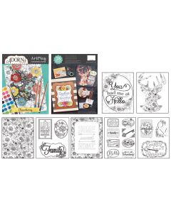 Adorn-It AdornIt ArtPlay Coloring Book-Chamberry