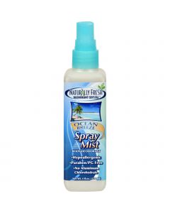 Naturally Fresh Body Deodorant Spray Mist Ocean Breeze - 4 fl oz