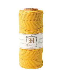 Hemptique Hemp Cord Spool 20lb 205'-Gold