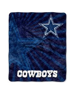 The Northwest Company Cowboys  50x60 Sherpa Throw - Strobe Series