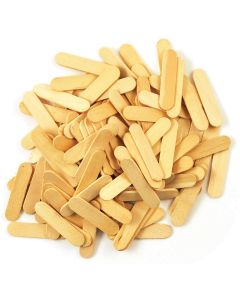 Multicraft Imports Mini Craft Sticks-Natural 2.5" 120/Pkg