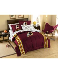 The Northwest Company Redskins Twin/Full Chenille Embroidered Comforter Set (64x86) with 2 Shams (24x30) (NFL) - Redskins Twin/Full Chenille Embroidered Comforter Set (64x86) with 2 Shams (24x30) (NFL)