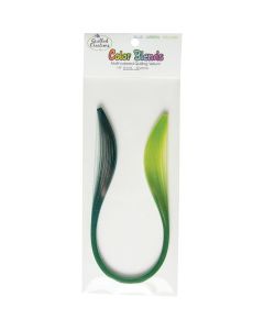 Quilled Creations Quilling Paper Color Blends .125" 50/Pkg-Blue, Green, Yellow