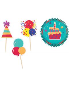 Wilton Cupcake Combo Pack -Celebration 24/Pkg