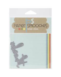 Paper Smooches Die-Thanks