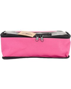 Bluefig Pink Paint Wagon With Clear Top-10"X4"X4.5"