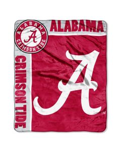 The Northwest Company Alabama "School Spirit" 50"x60" Raschel Throw (College) - Alabama "School Spirit" 50"x60" Raschel Throw (College)