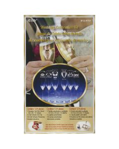 Armour Products Rub 'N' Etch Designer Stencils 5"X8" 3/Pkg-Wedding Celebration