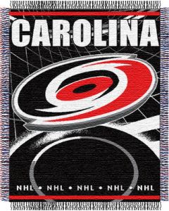 The Northwest Company Hurricanes 48"x 60" Triple Woven Jacquard Throw (NHL) - Hurricanes 48"x 60" Triple Woven Jacquard Throw (NHL)