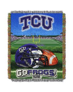 The Northwest Company TCU College "Home Field Advantage" 48x60 Tapestry Throw