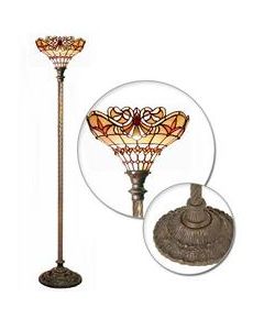Warehouse of Tiffany Tiffany-style Barouque Torchiere