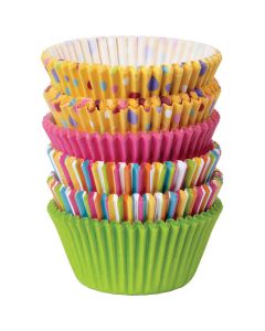 Wilton Standard Baking Cups-Dots & Stripes 150/Pkg