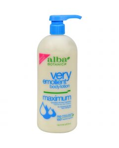 Alba Botanica Very Emollient Body Lotion Maximum - 32 oz