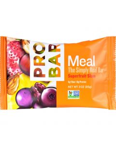 Probar Organic Superfruit Slam Bar - Case of 12 - 3 oz