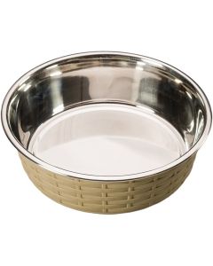 Ethical Pets Soho Basket Weave Dish 30oz-Gray