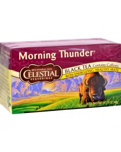 Celestial Seasonings Morning Thunder - 20 Tea Bags - Case of 6
