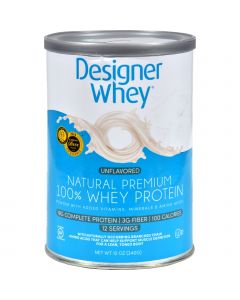 Designer Whey Natural Whey Protein - 12 oz