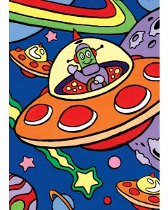 Royal Brush Mini Paint By Number Kit 5"X7"-Outer Space - My First