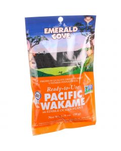 Emerald Cove Sea Vegetables - Pacific Wakame - Silver Grade - Ready to Use - 1.76 oz - Case of 6