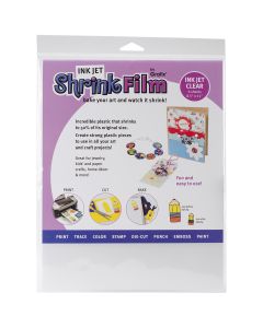 Grafix Ink Jet Shrink Film 8.5"X11" 6/Pkg-Clear