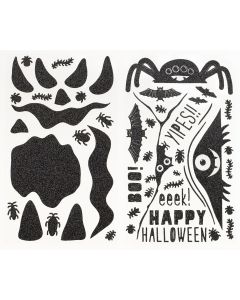 Martha Stewart Stickers-Monsters Glittered