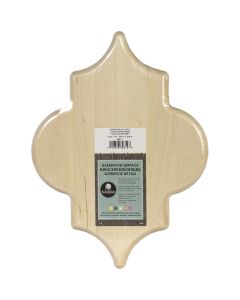Walnut Hollow Basswood Marrakesh Plaque-14"X10.5"X.75"